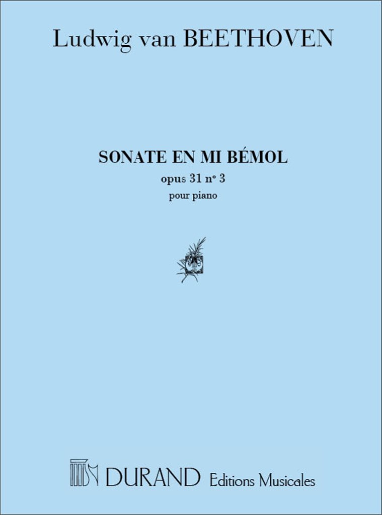 Sonate En Mi B Majeur Op 31 N 3 N 18 Piano